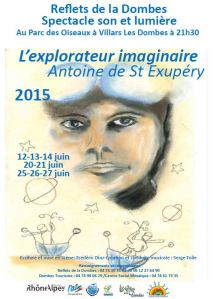 Affiche spectacle juin 2015 St Exupéry